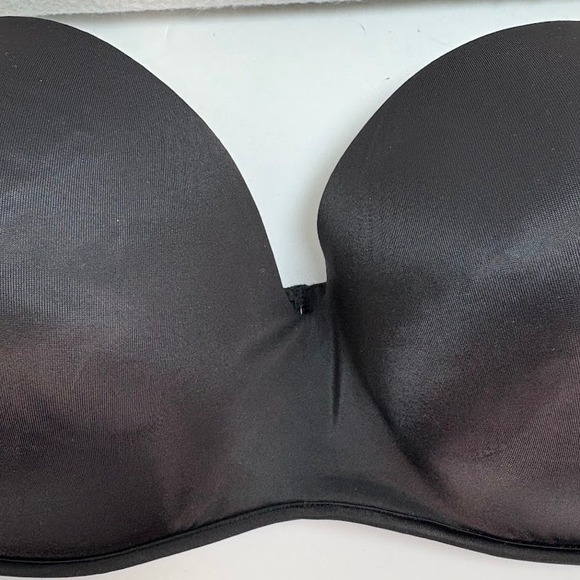 Cacique by Lane Bryant Black Underwire Strapless Bra Size 42C - Picture 2 of 6